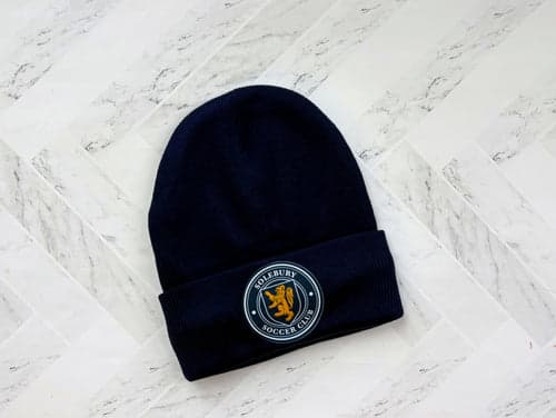 Navy Solebury Soccer Club knit hat
