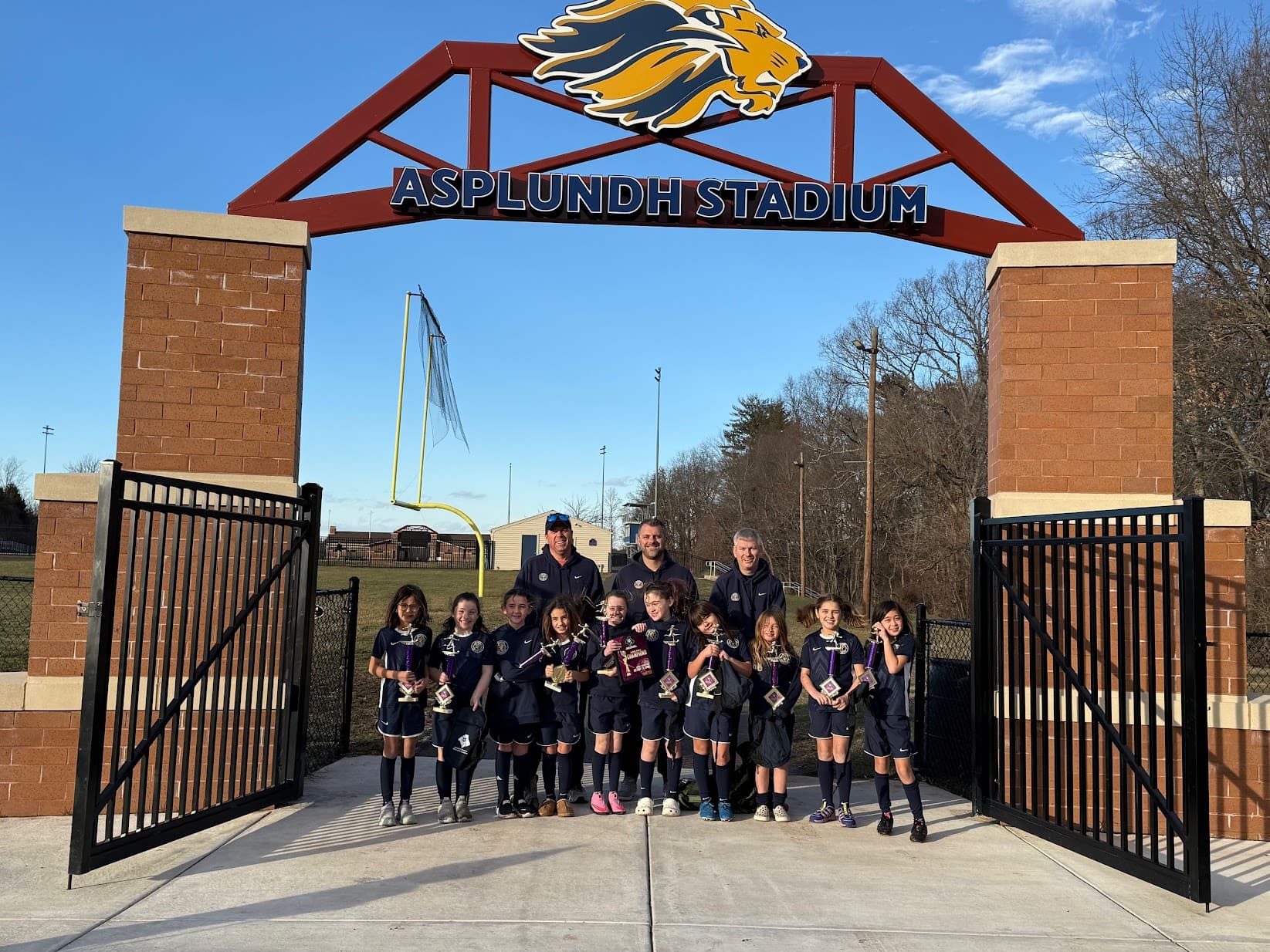 Solebury Soccer Club travel program players on the field